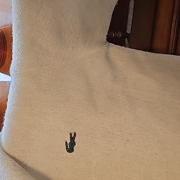 Lacoste cream cardigan - Picture 5 of 7